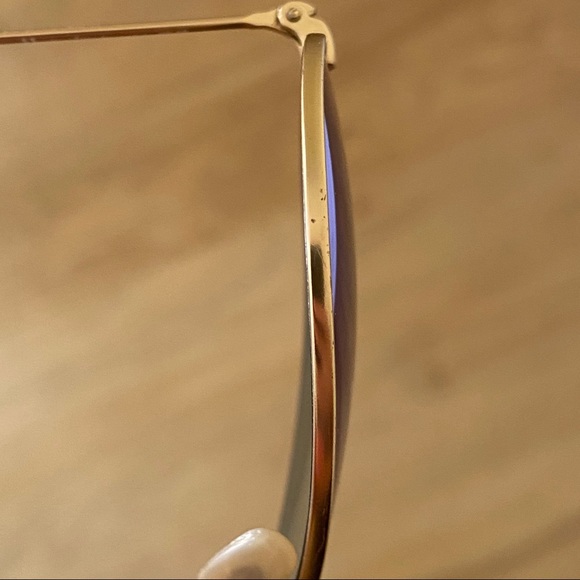 RAYBAN Blue Flash Lenses Aviators - Picture 14 of 16